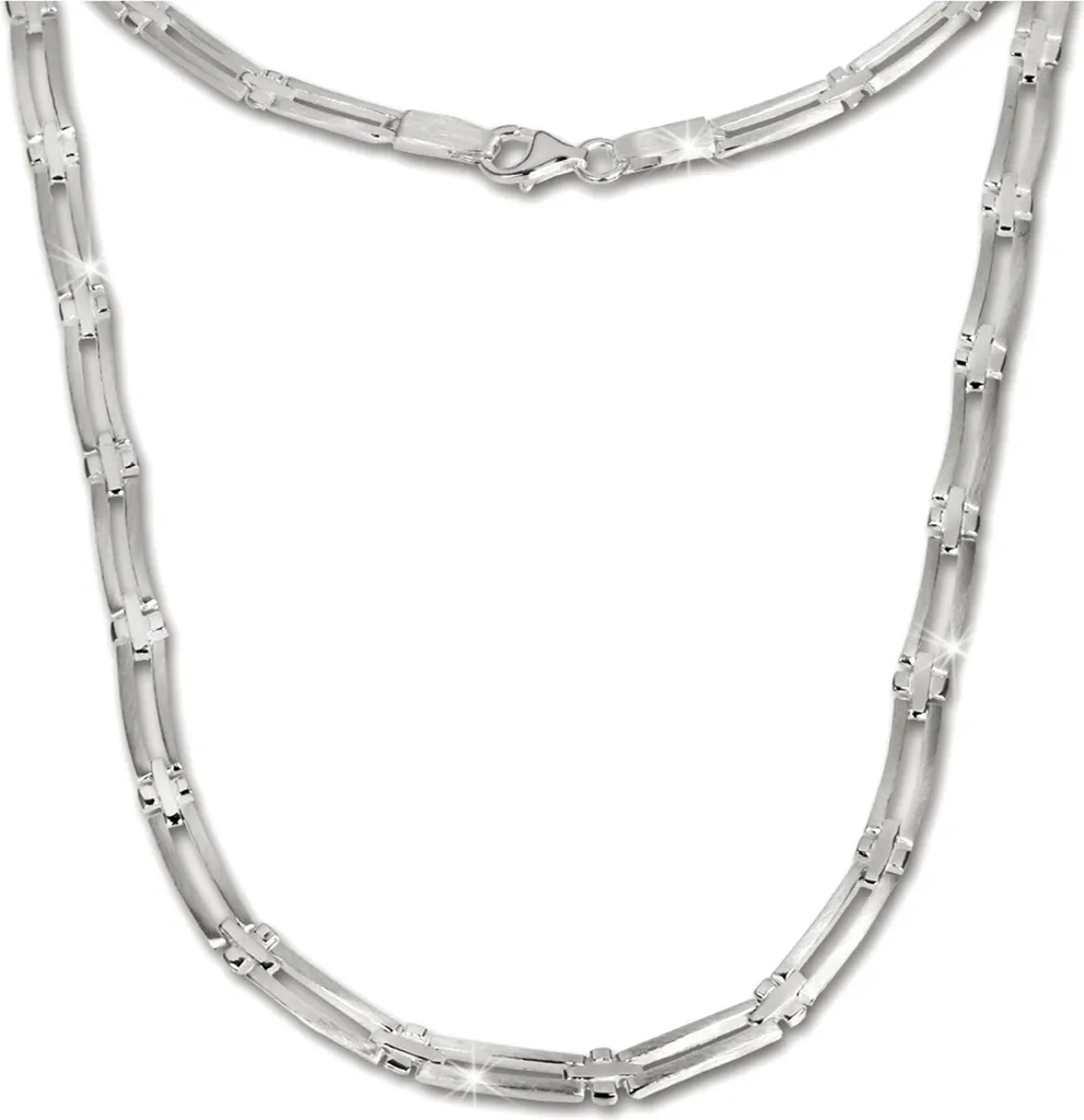 Collier Femme Argent 925 Mat 45,5cm - Bijou Hypoallergénique Durable