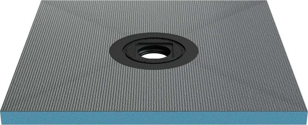 Mai & Mai Duschelement 80x80cm Duschboard befliesbar Duschelemente mit rinne Duschtasse bodeneben Gefälleplatte XPS