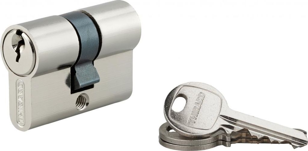 Cylindre de serrure double entrée SA, 21 x 21 mm, Image du produit 