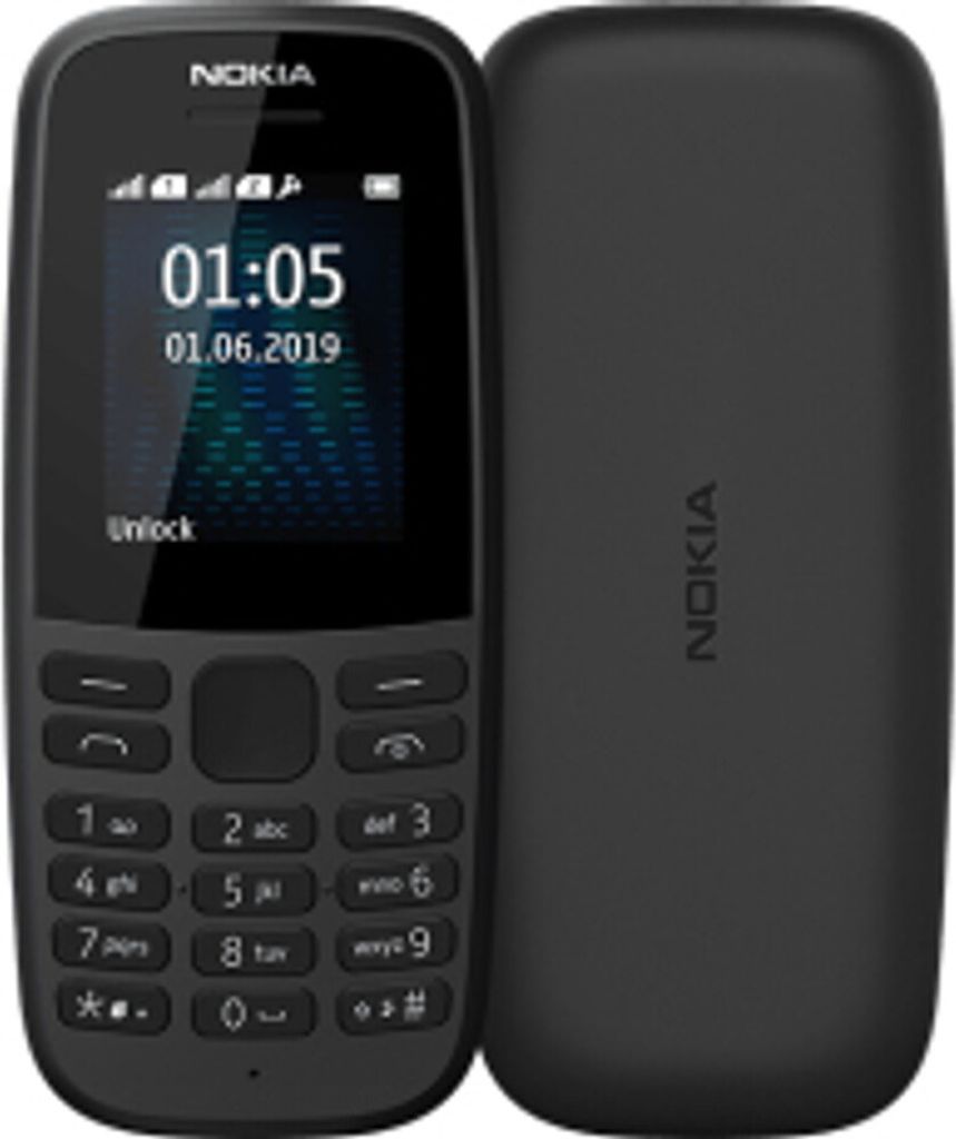 Telefon komórkowy Nokia 105, ekran 4,49 cm (1,77 cala), Zdjęcie produktu 
