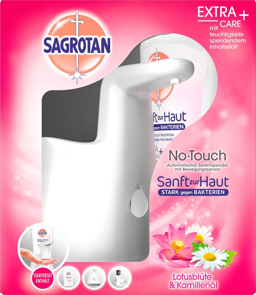Sagrotan No Touch Complete White Starter Set Lotus Blossom Obrázek produktu 