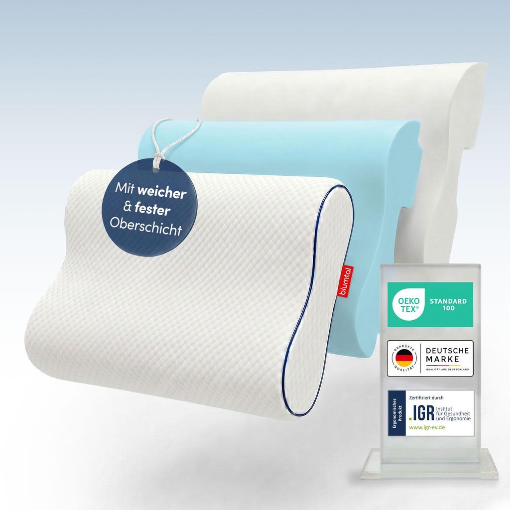 Blumtal Orthopädisches Nackenstützkissen aus Memory Foam - Produktbild 