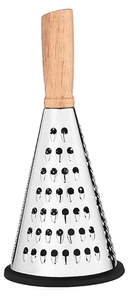 4-seitige Käsereibe aus Edelstahl, Kartoffel- und Karottenreibe, multifunktionales Küchengerät zum Julienne-Schneiden und Zestenreiben