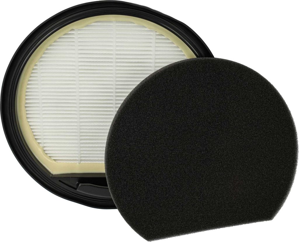 vhbw Staubsaugerfilter kompatibel mit Bosch BGC05A322, BGC05A320, BGC05AAA2, BGC05AAA1, BGS05A220, BGC05X20GB Staubsauger - Abluftfilter Schwarz Weiß
