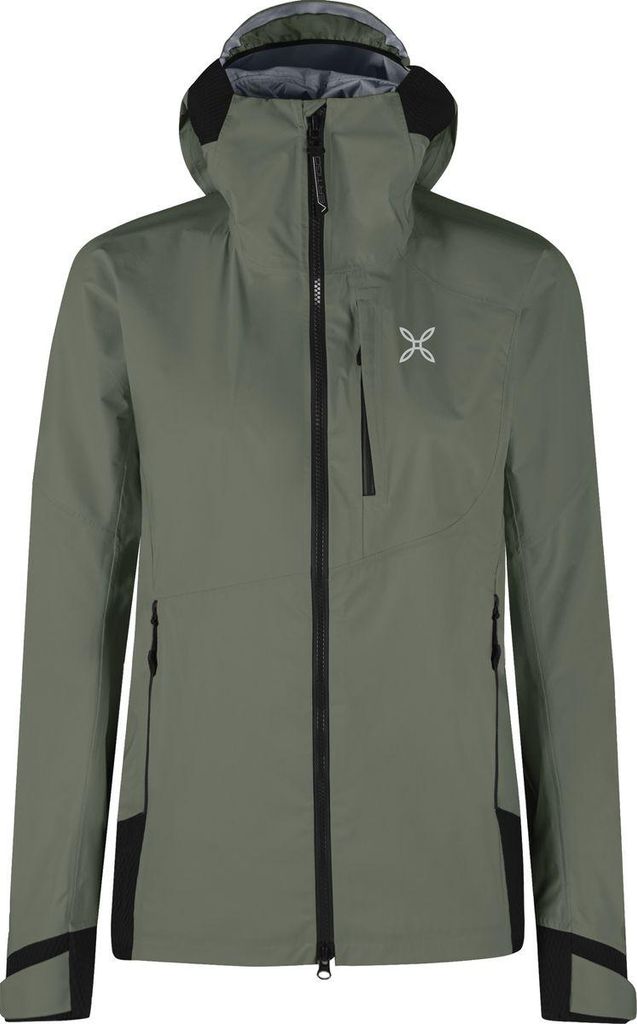 Vertigo 3L Jacket Woman - leichte, wasserdichte Damenjacke für Bergsport, Montura, Farbe:49-VERDE SALVIA, Größe:XS