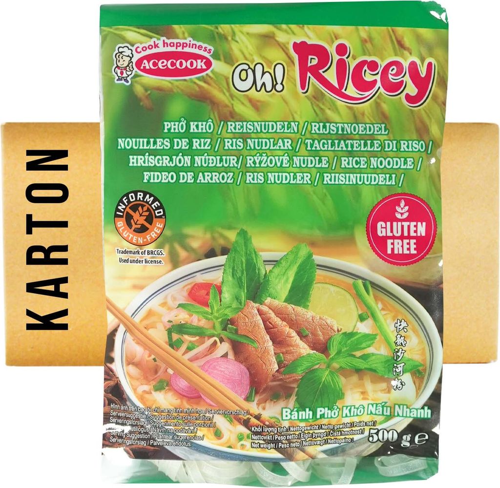 ! Acecook Oh ricey Banh Pho Reisnudeln 18x500g