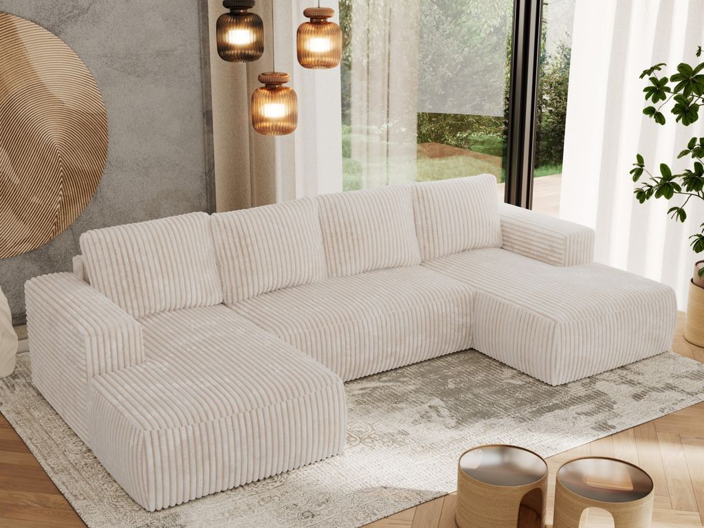 MKS MEBLE Sofa mit Schlaffunktion - Ecksofa mit Produktbild 