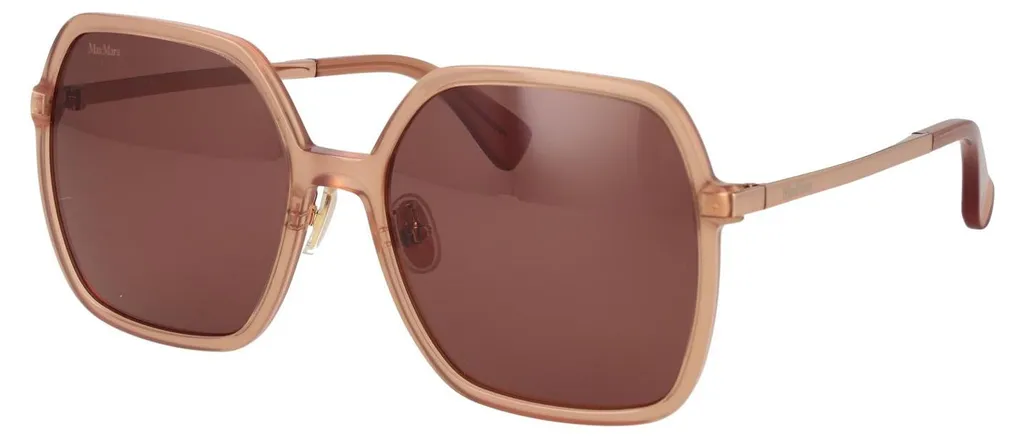 Lunettes MaxMara MM0059-D 72E monture rose brillant design luxe femme