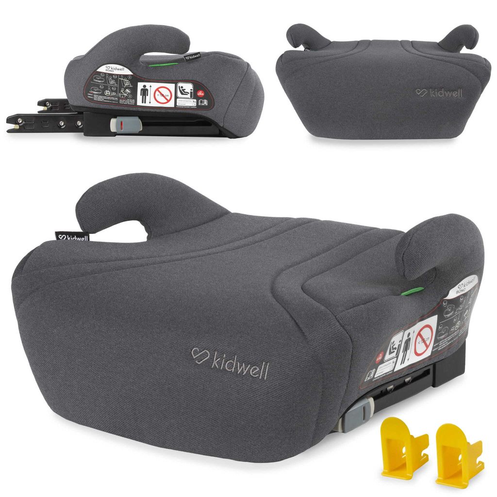 COIL Autokindersitz, Kindersitzerhöhungen, Kindersitz, EPE-Schaum, Kindergröße: 125-150 cm, ab 6-12 Jahren, ab: 15-36 kg, keine ISOFIX-Basis, Grau