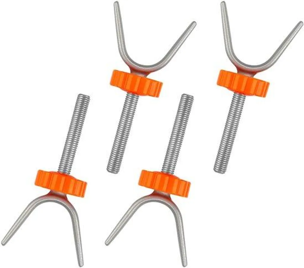Vis de Rechange pour Barrière de Sécurité Enfant 10mm Orange Lot de 4