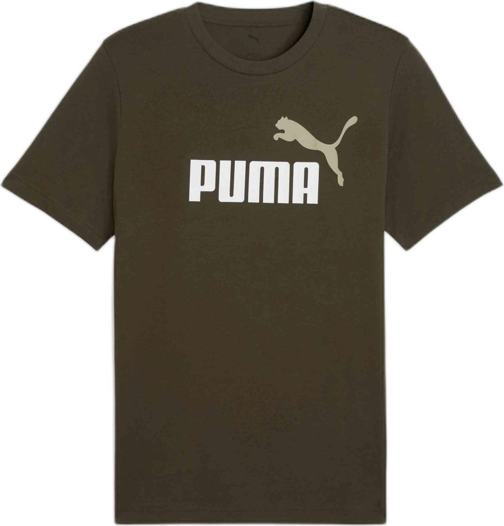 Puma ESS 2 COLOR No. 1 Logo Tee - grün, Größe:L