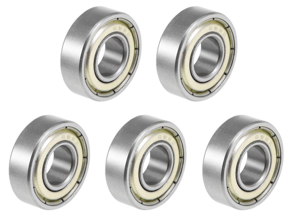 5pcs 698ZZ Rillenkugellager Kohlenstoffstahl Z2 8mm X 19mm X 6mm Doppel Geschirmt