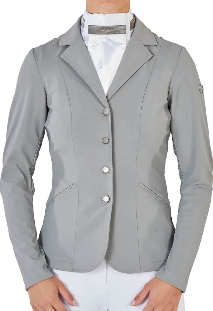 Veste d'équitation Femme pour Concours Hippo BUSSE Florenz Gris 34