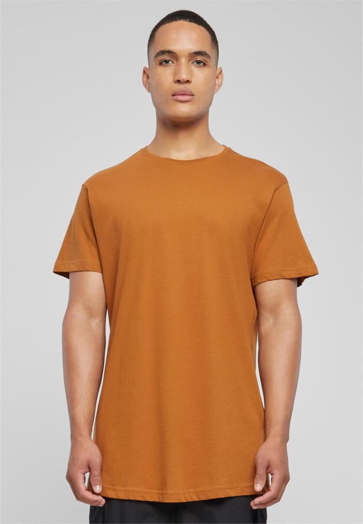 Urban Classics TB638 | Shaped Long Tee Herren T-Shirt - Farbe: Toffee - Größe: L