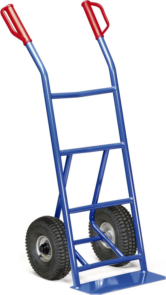 Protaurus Stahlrohr Stapelkarre 250kg Traglast Rollenlager Luft 2 PR 260x85mm