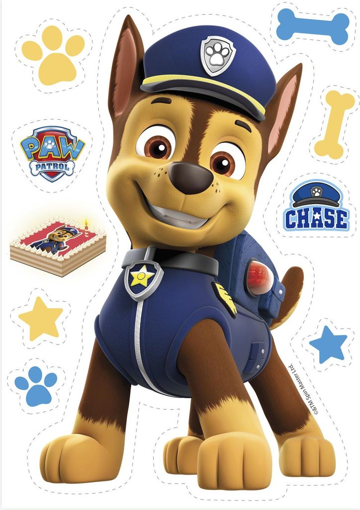 Paw Patrol Tortenaufleger Figur Produktbild 