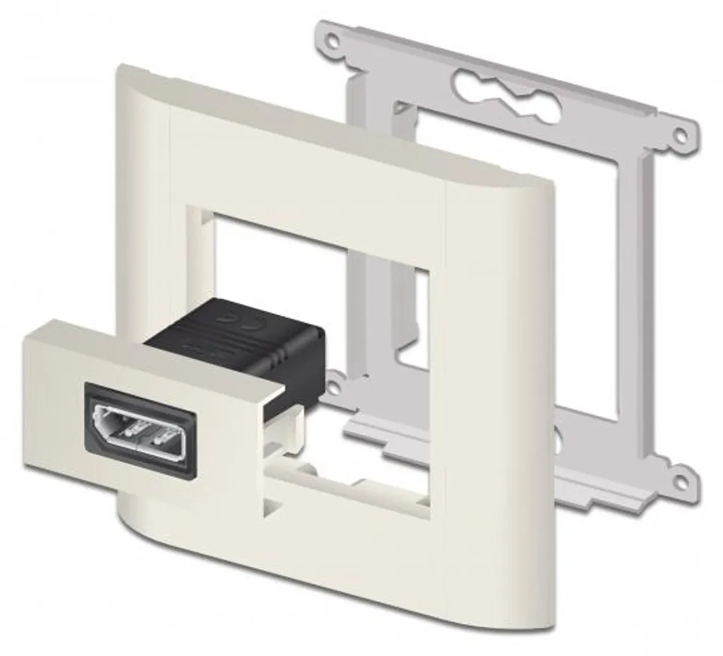 Connecteur DisplayPort pour plastron Easy 45 Delock installation bureau - 9