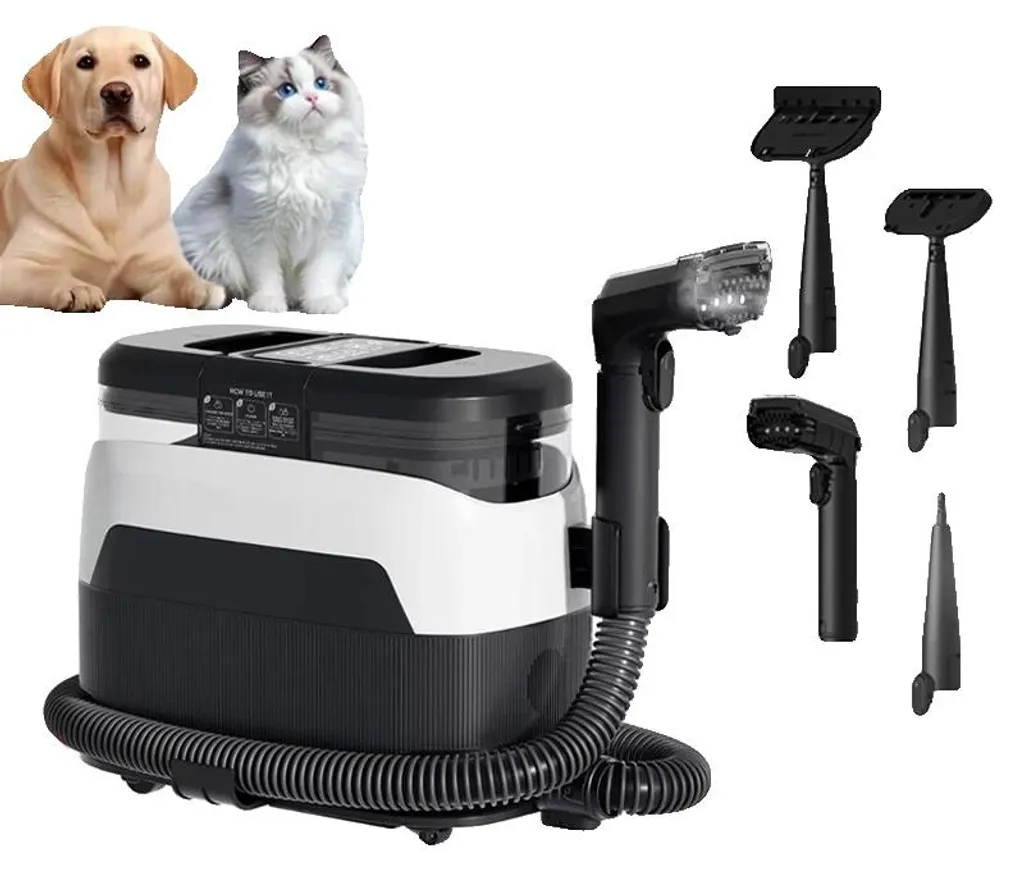 Nettoyeur de tissus 12000 Pa C6 MAX avec double réservoir d'eau séparé