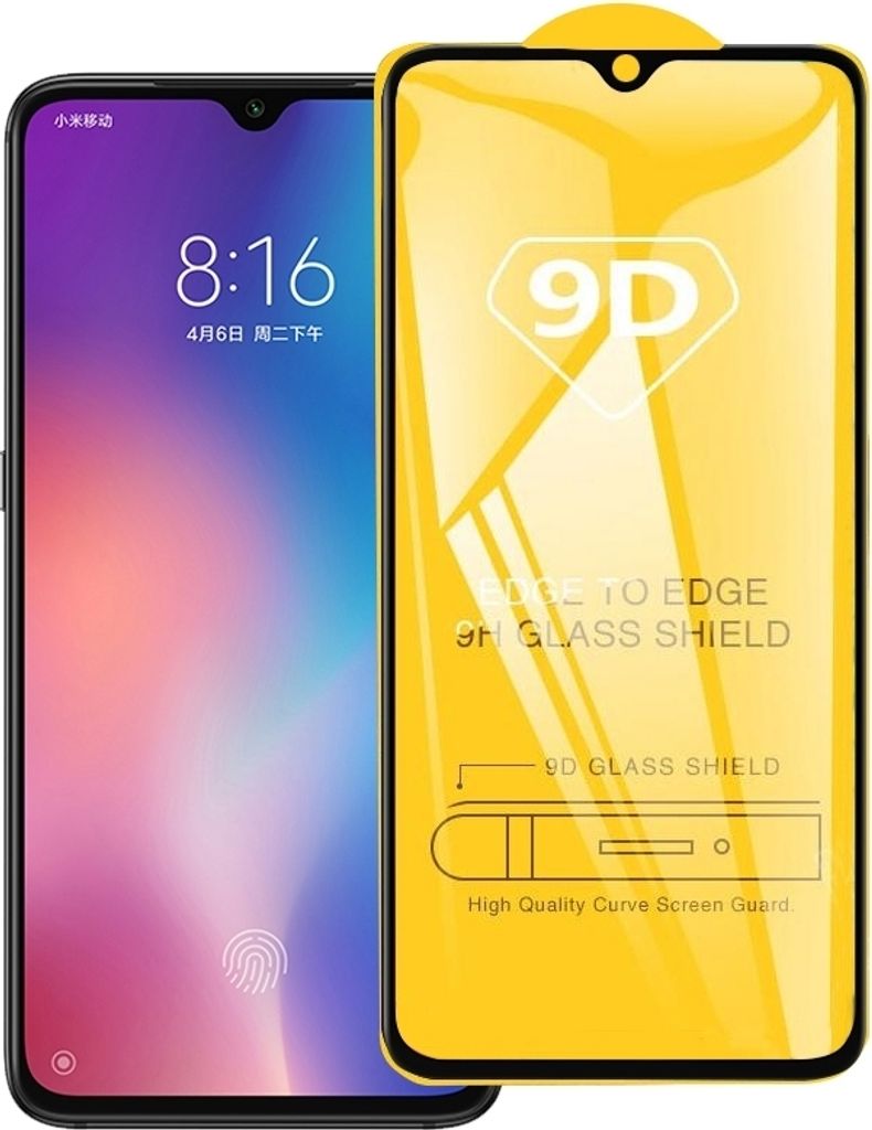 Mobigear Premium Xiaomi Redmi Note 8 Panzerglas Gehärtetes Glas Displayschutz - Hüllenfreundlich - Schwarz