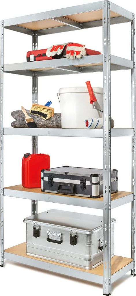 PARKSIDE® Schwerlastregal,  mit 5 Böden, 90 x 180 x 40 cm, Produktbild 5