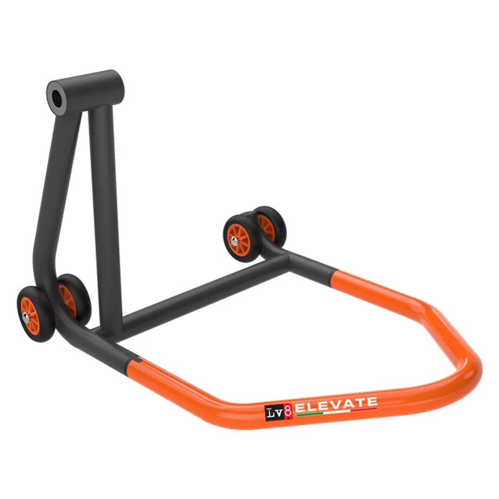 Béquille de levage moto monobras gauche en acier sans broche