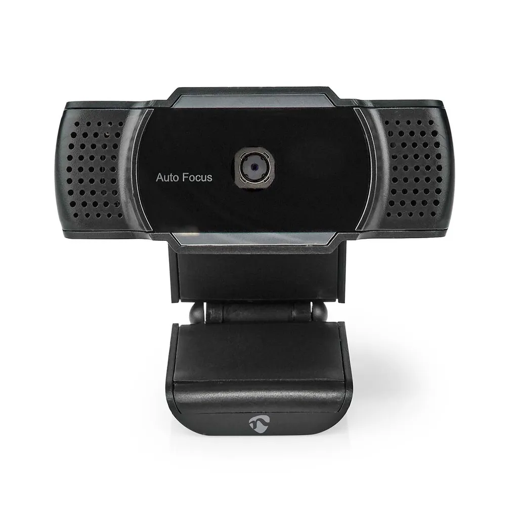 Webcam Autofocus 2K avec Micro, Caméra de Streaming USB 30fps - Noir