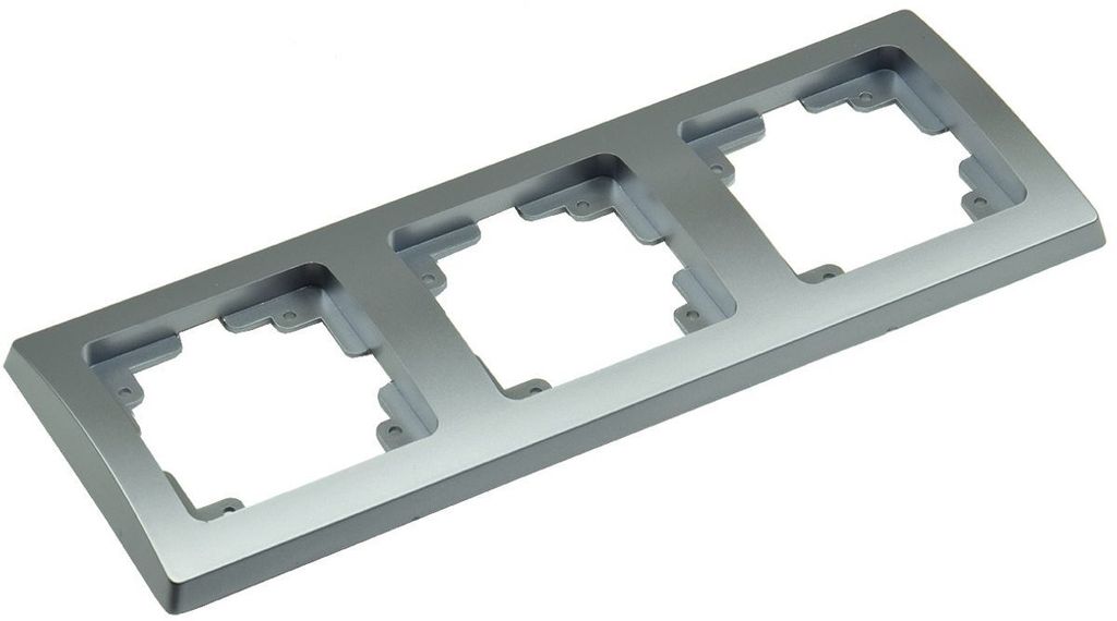 DELPHI 3-fach Rahmen silber Produktbild 4
