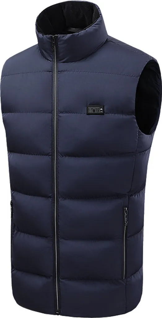 Gilet Riscaldante USB con Pad Riscaldanti Incorporati Tg XXXL Nero