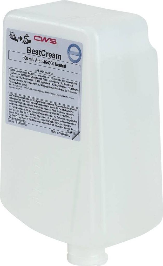 CWS-boco CWS 5467000 Seifencreme Best Mild HD5467 Sapone liquido 6 l 1 KIT