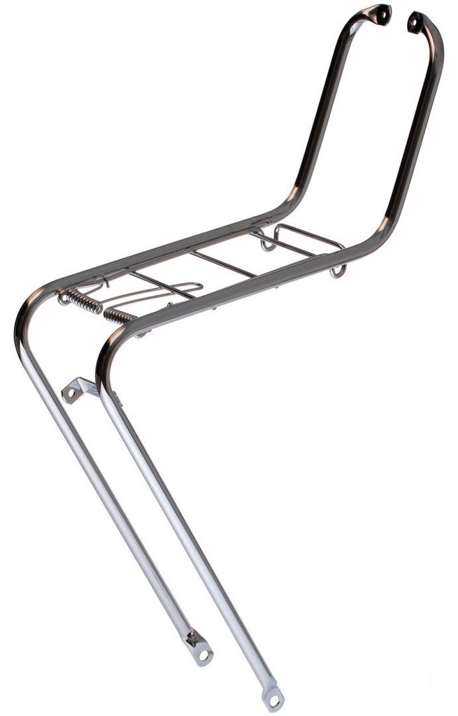Steco Vr. Gepaecktraeger Chrom Achsbefestigung silber Produktbild 