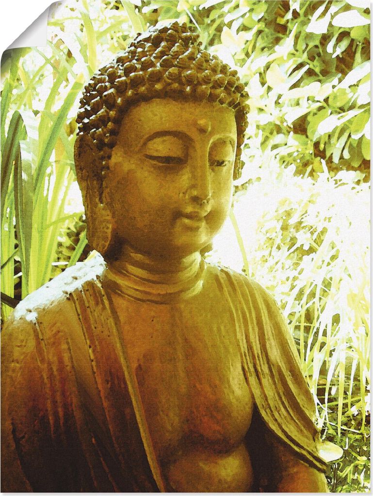 ARTland Poster Die Seele von Buddha Größe: 60x80 cm