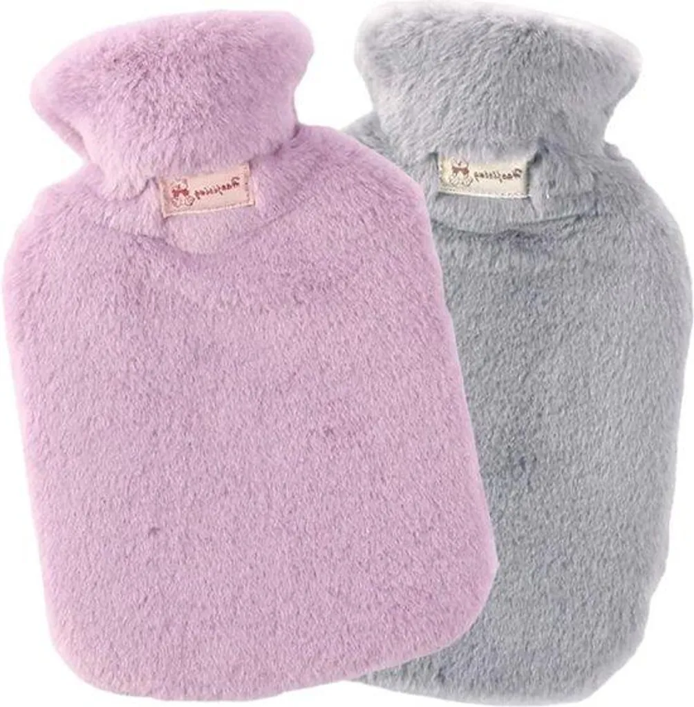 Bouillotte Polaire Douce 2L Haute Qualité - Soulagement et Chaleur