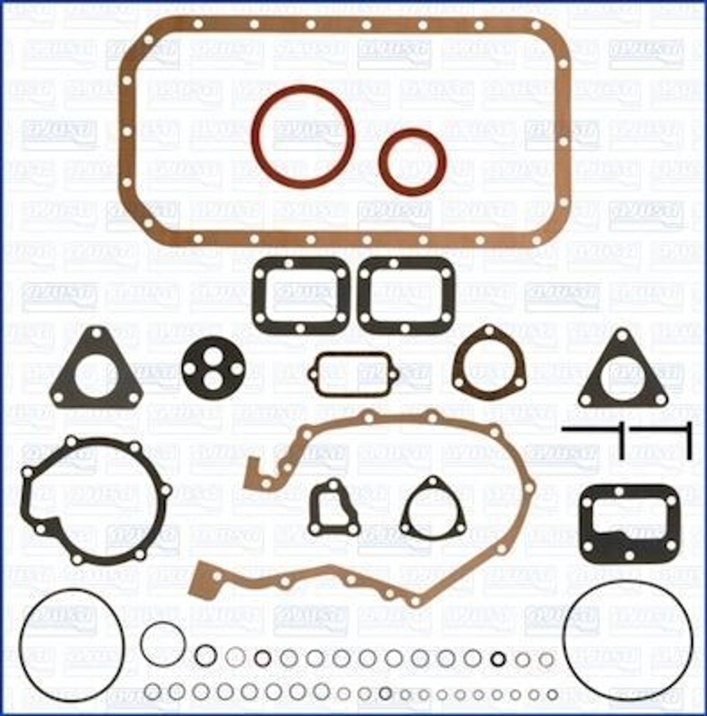 AJUSA 54016800 Dichtungssatz Kurbelgehäuse für FIAT Idea (350) für LAND ROVER 110/127 (LDH)