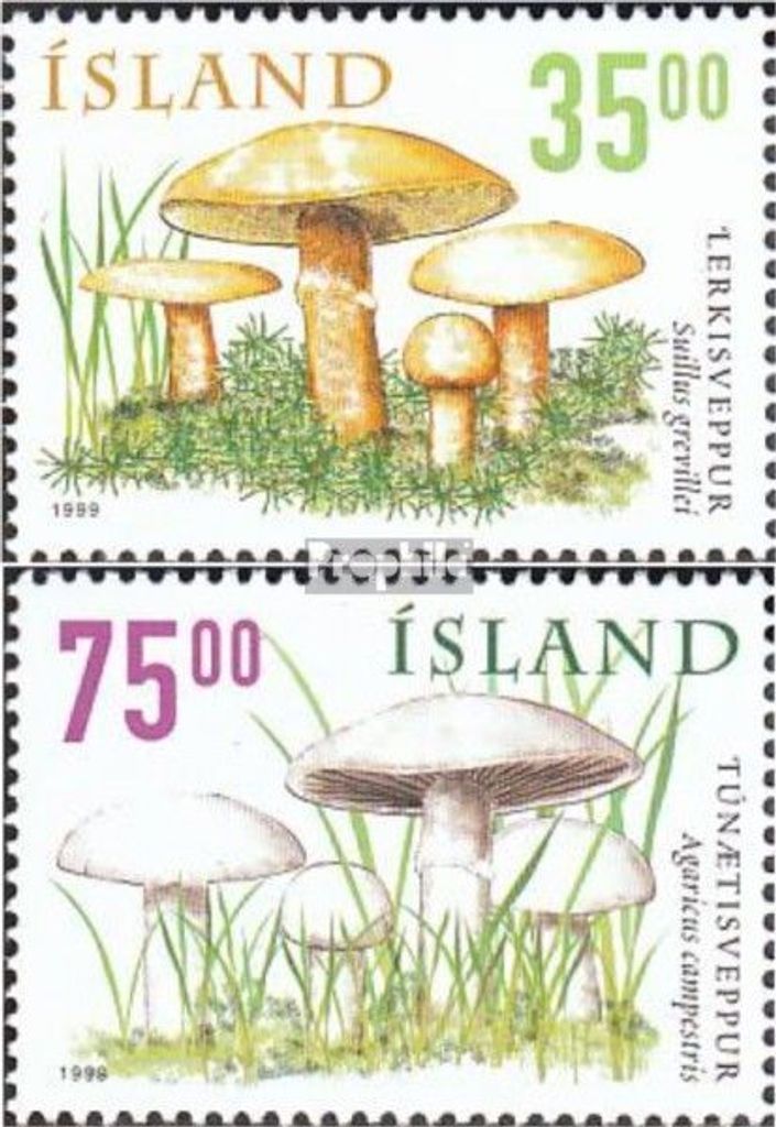Briefmarken Island 1999 Mi 915-916 (kompl.Ausg.) postfrisch Produktbild 