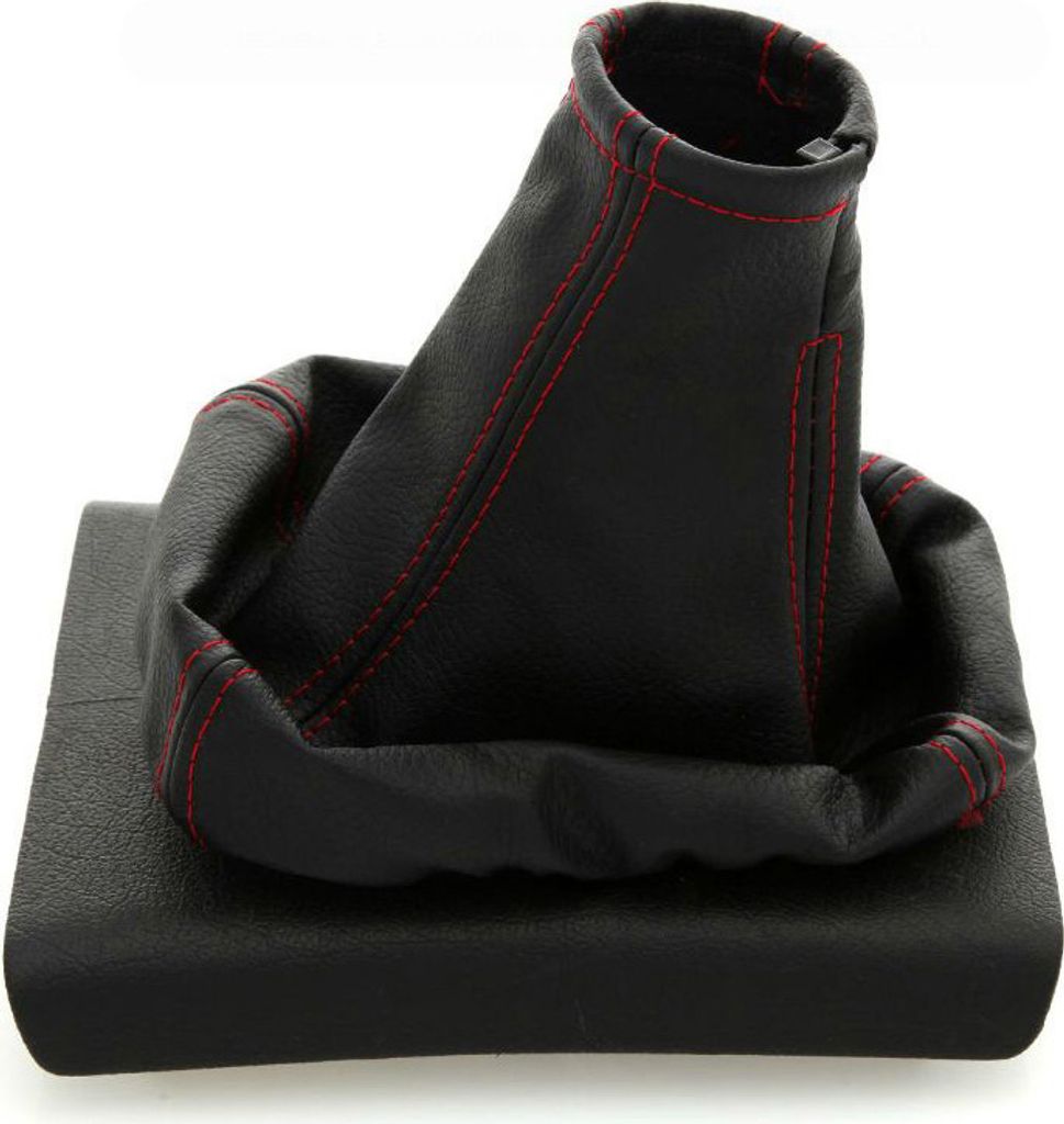 Schaltsack passend für Opel Signum Bj. 2003-2006 rote Naht Echtes Leder Neu