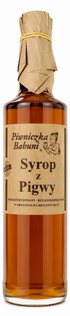 SYROP Z PIGWY PIGWA 500ML PIWNICZKA BABUNI