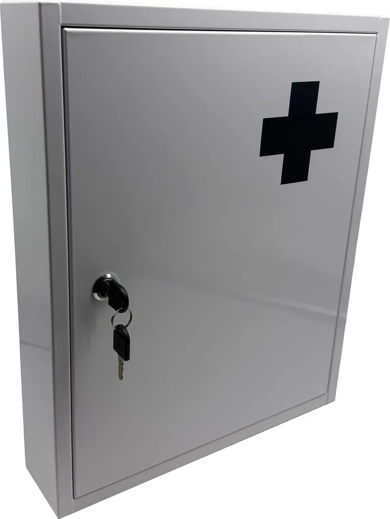 Mobiletto Medicine Relaxdays Vetro Satinato | Arredo Bagno Moderno