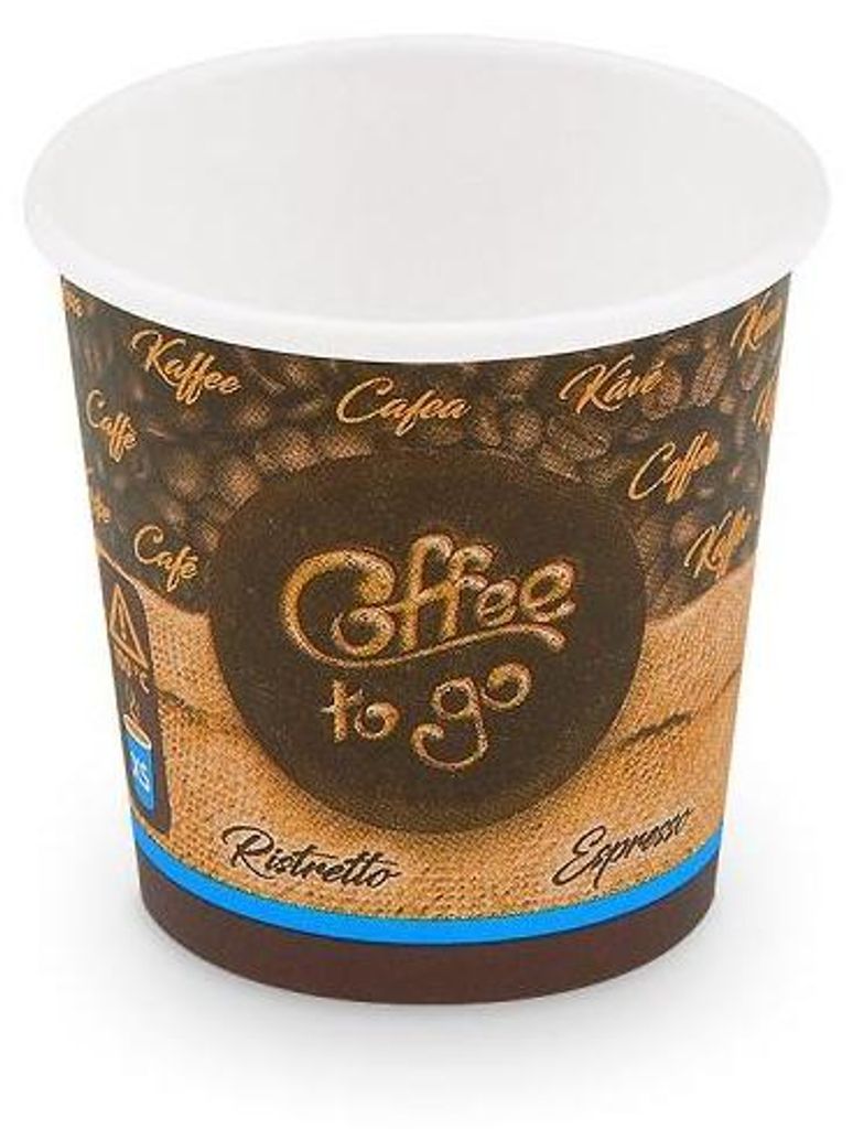 50x Café à emporter "Ristretto" XS 100 ml glatt Image du produit 