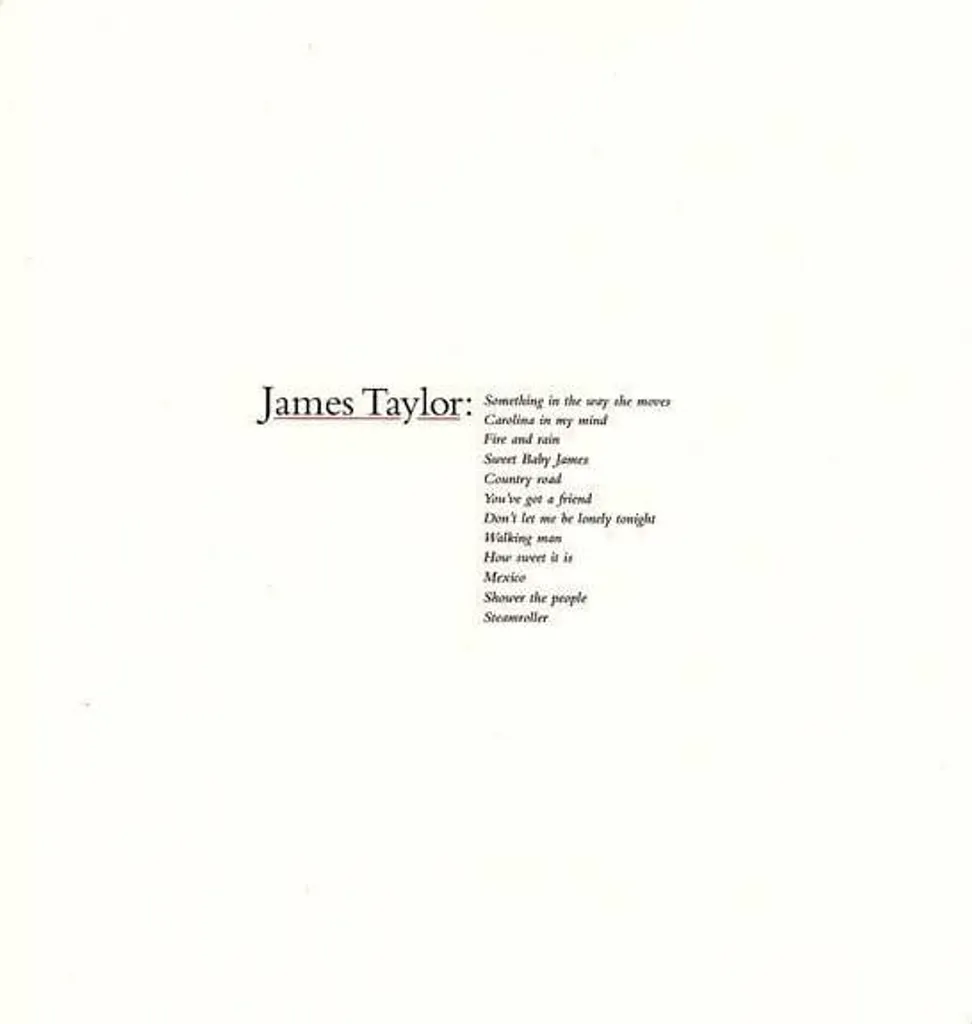 James Taylor Greatest Hits Vinyle 180g - Album LP Original Remastérisé
