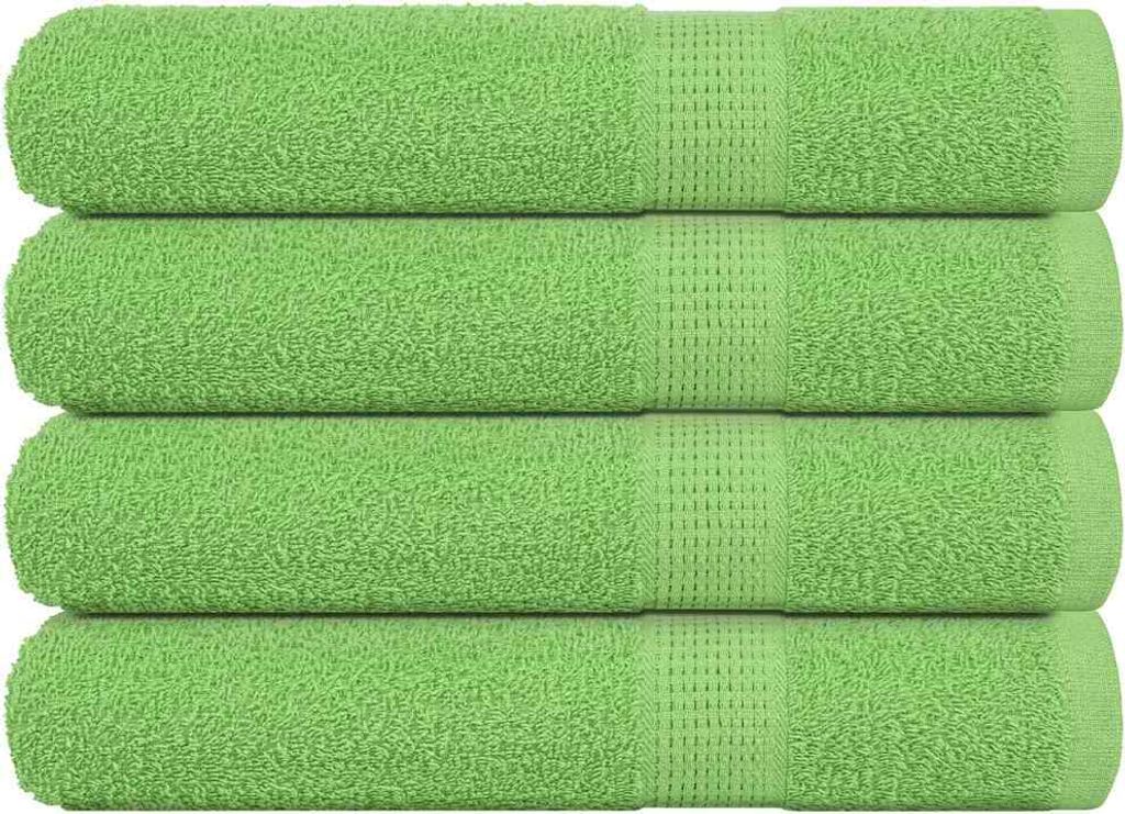 Saunatücher FROGN 4 Stk. Apfelgrün 80x200 cm 360 g/m²