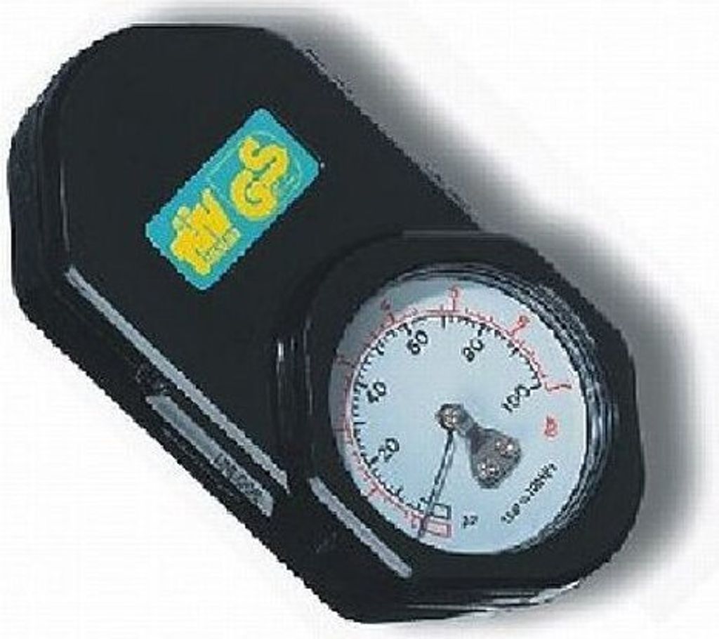 1X Hp Reifen Luftdruckprüfer Metall 0-7 Bar 21259