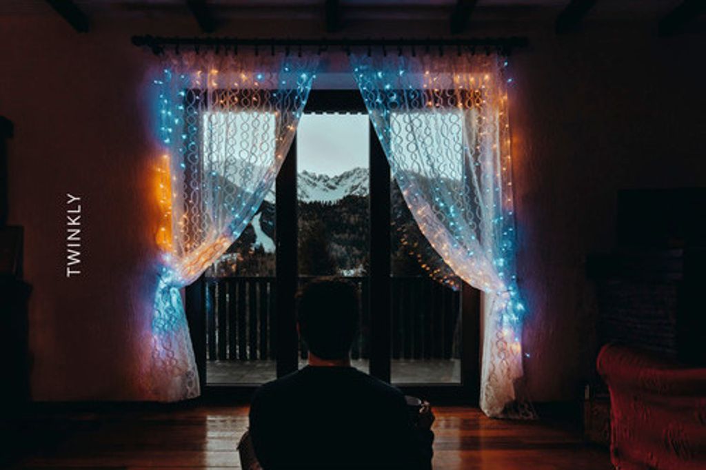 Twinkly Curtain 210 RGBW LED, kurtyna, przezroczysty Zdjęcie produktu 18
