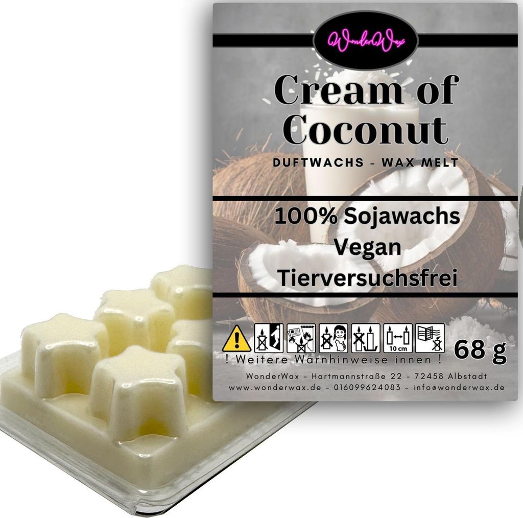 WonderWax Duftwachs Wax Melts für Duftlampe, 6 Sterne Duftmelt Wachsmelt Sojawachs Duftwachs Würfel für Raumdüfte, Wachs Duftöl Winter Indoor ...