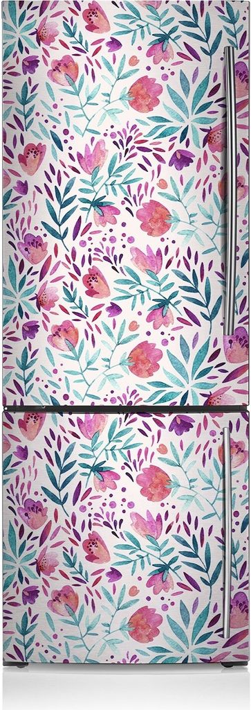 Kühlschrankmagne Kühlschrank Magnetfolie Dekoration 60x205 cm - Vintage Maki.