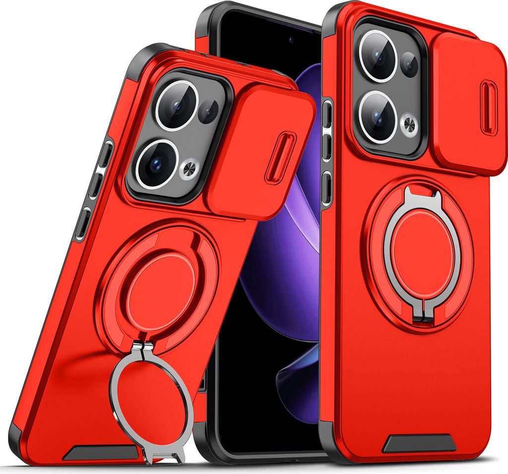 Etui double couche pour Oppo Reno13, avec couvercle Image du produit 