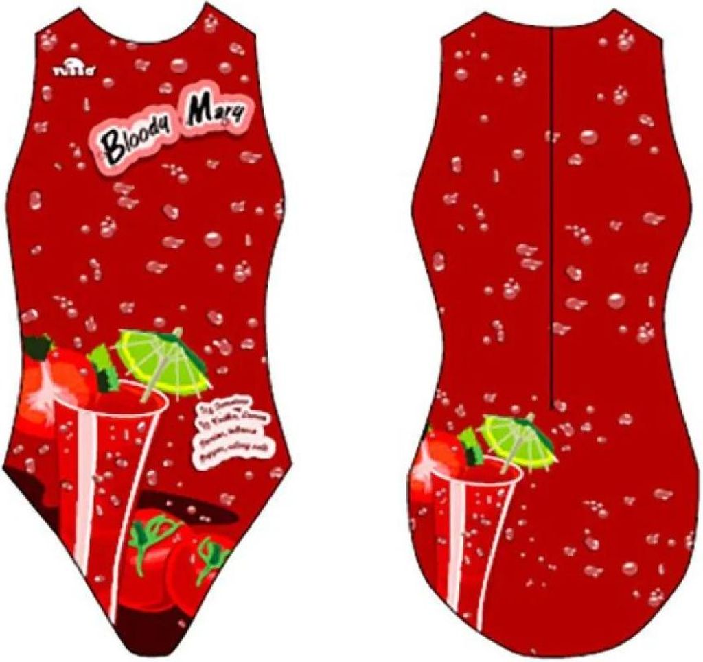 Turbo Bloody Mary Badeanzug Rot 5XL Damen Rot 5XL