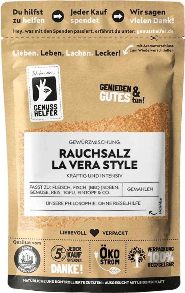 Rauchsalz La Vera Style, Rauchsalz mit intensivem Produktbild 