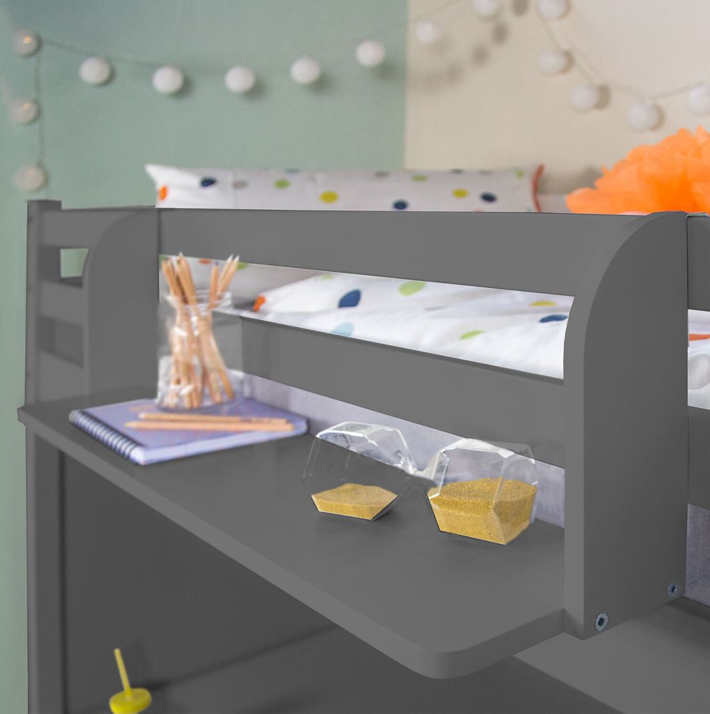 Homestyle4u Závěsná police Závěsná police vysoká postel Obrázek produktu 