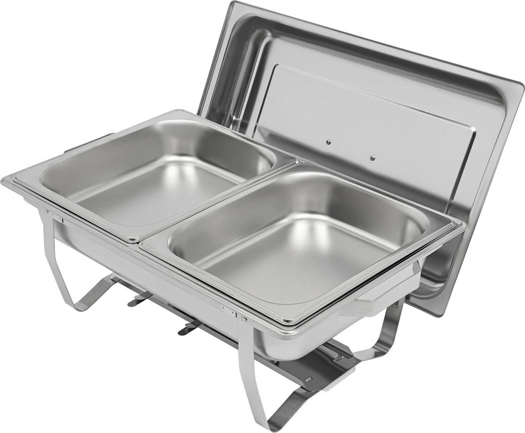 Chafing Dish Buffet-Set - Speisenwärmer aus Edelstahl - 8,98 qt/8,5 l Fassungsvermögen - Für Catering, Partys und Events