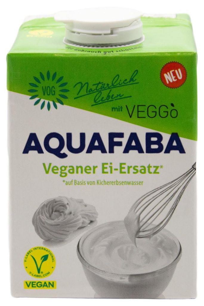VOG Aquafaba veganská náhražka bílkovin v tekuté rostlinné Obrázek produktu 